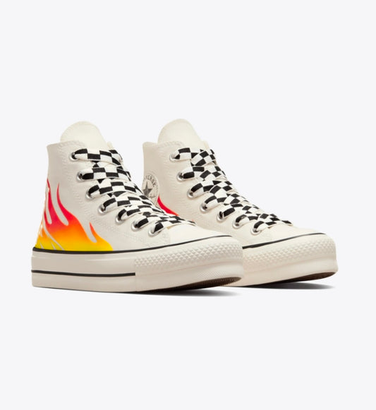 WOMEN
CONVERSE CHUCK TAYLOR ALL STAR LIFT HIGH
EGRET/ENAMEL RED-BLACK