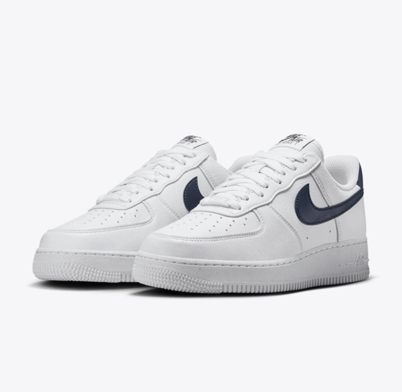NIKE AIR FORCE 1 ‘07 NN WHITE/MIDNIGHT NAVY