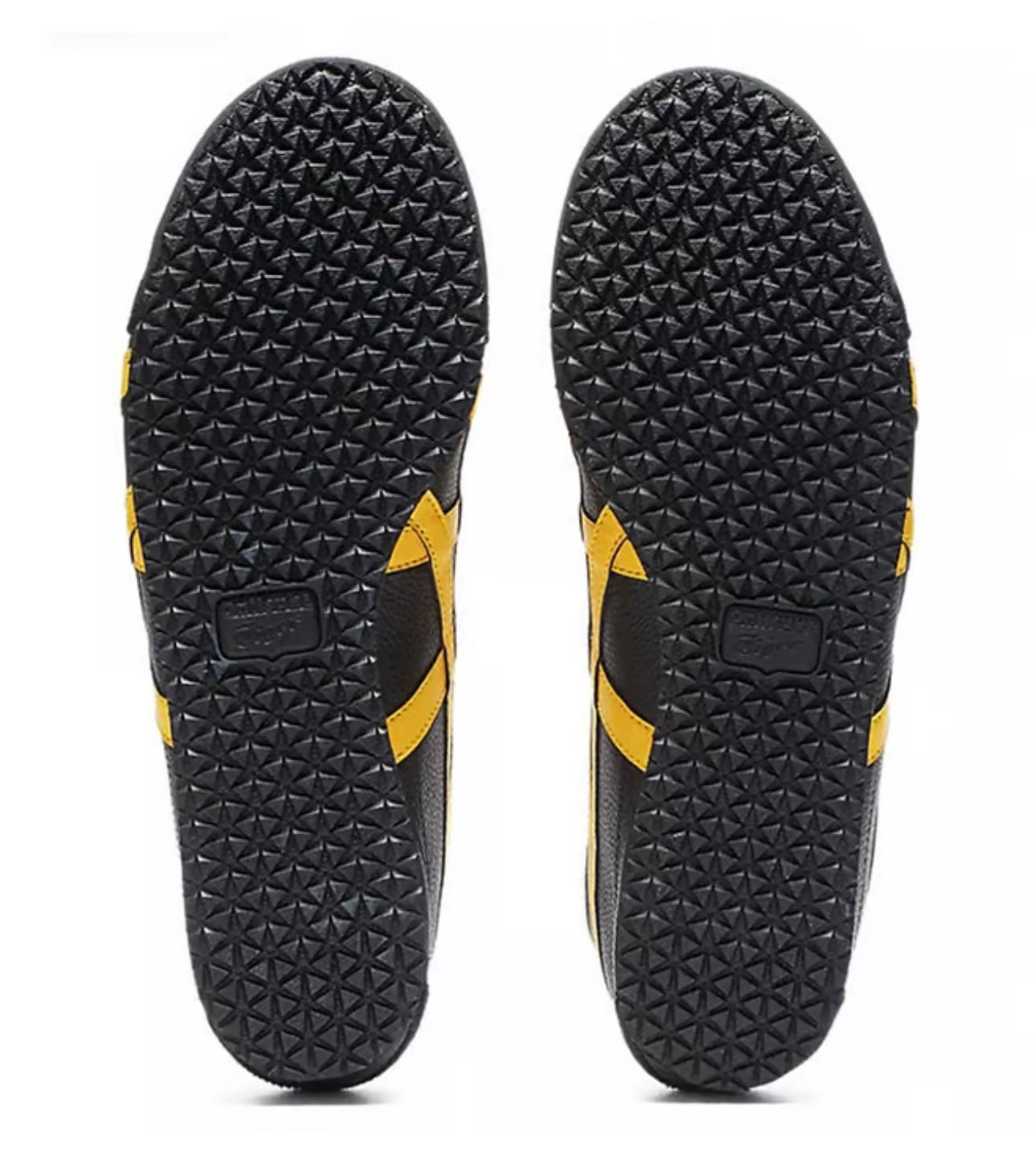 ONITSUKA TIGER UNISEX MEXICO 66 BLACK & YELLOW SNEAKERS