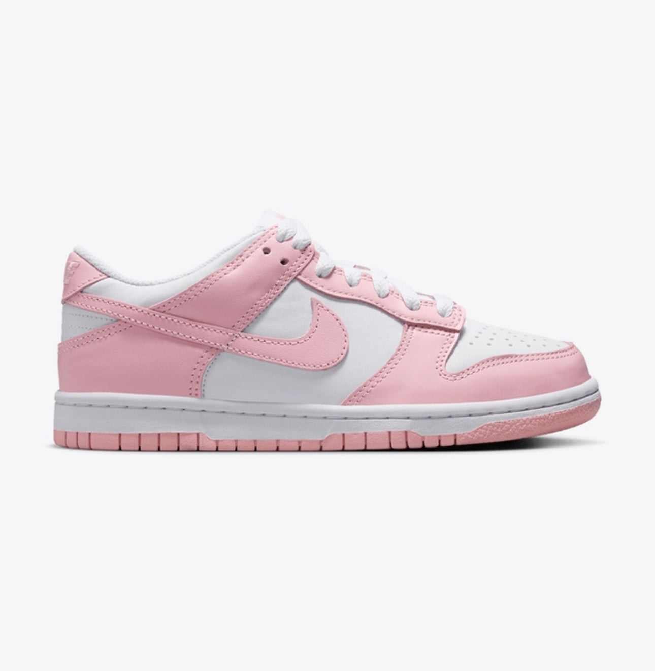 WOMEN
NIKE DUNK LOW
WHITE/MEDIUM SOFT PINK