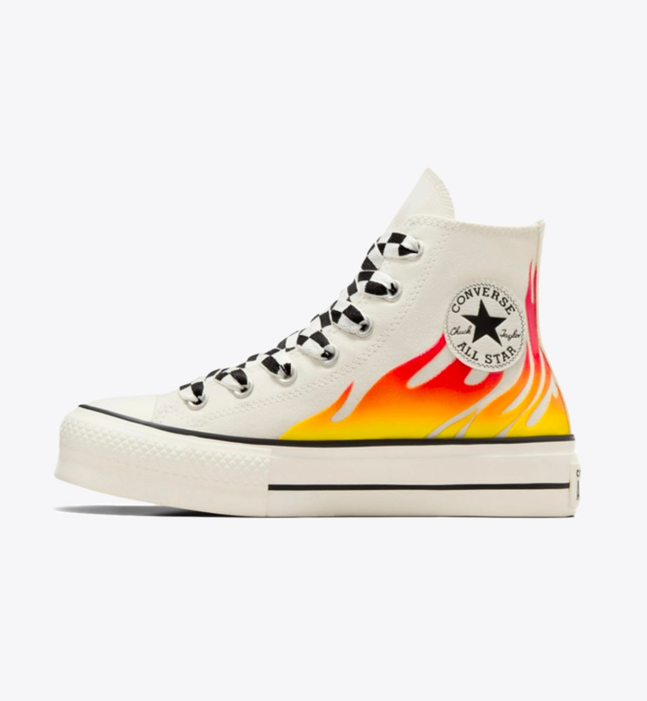 WOMEN
CONVERSE CHUCK TAYLOR ALL STAR LIFT HIGH
EGRET/ENAMEL RED-BLACK