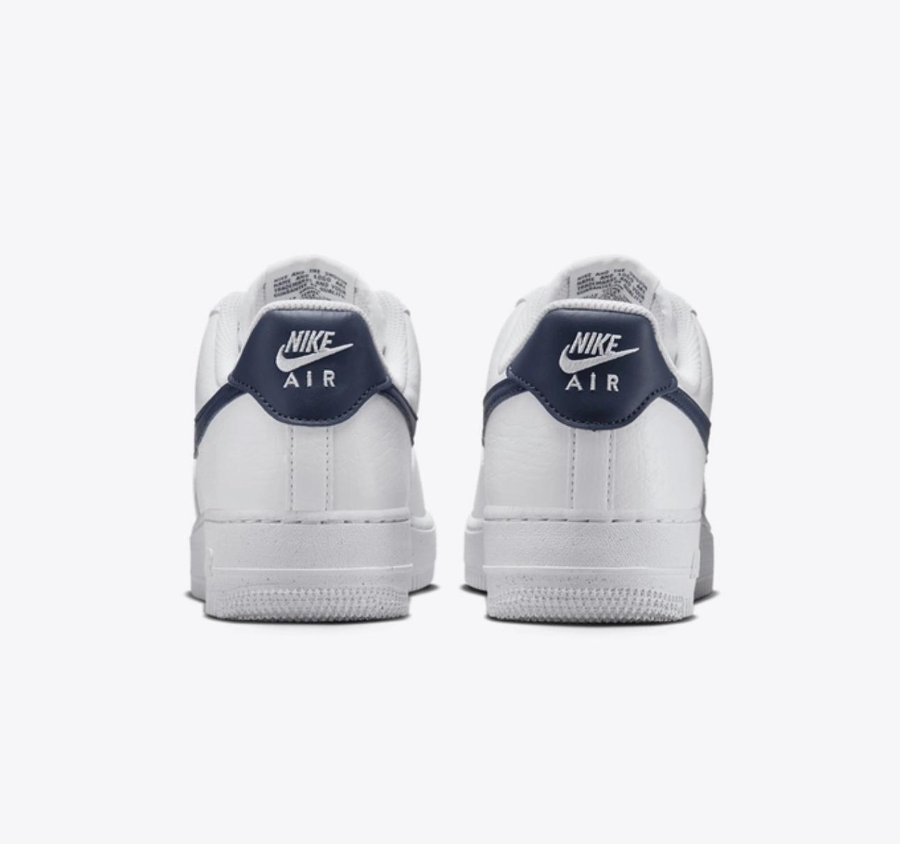 NIKE AIR FORCE 1 ‘07 NN WHITE/MIDNIGHT NAVY