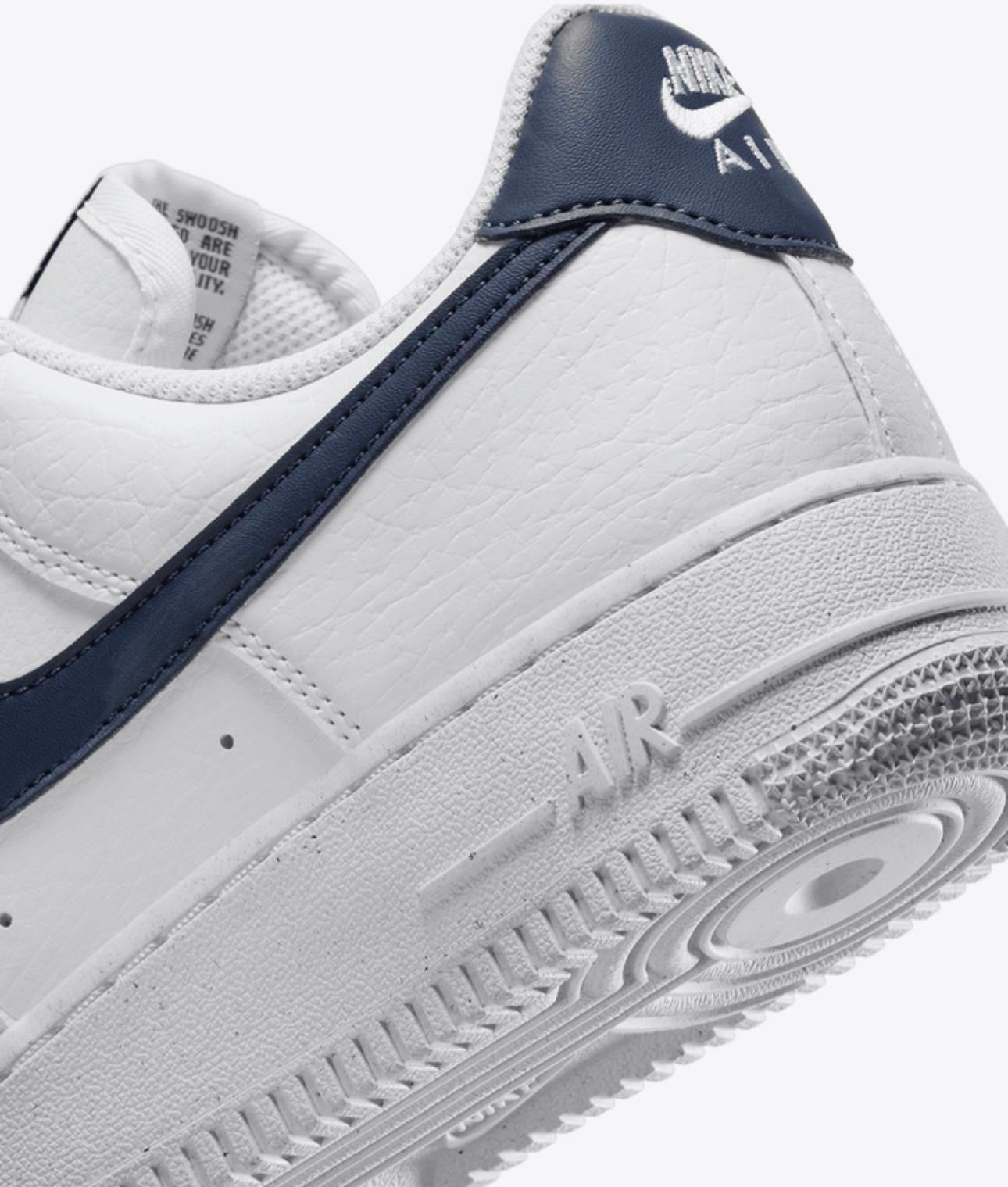 NIKE AIR FORCE 1 ‘07 NN WHITE/MIDNIGHT NAVY