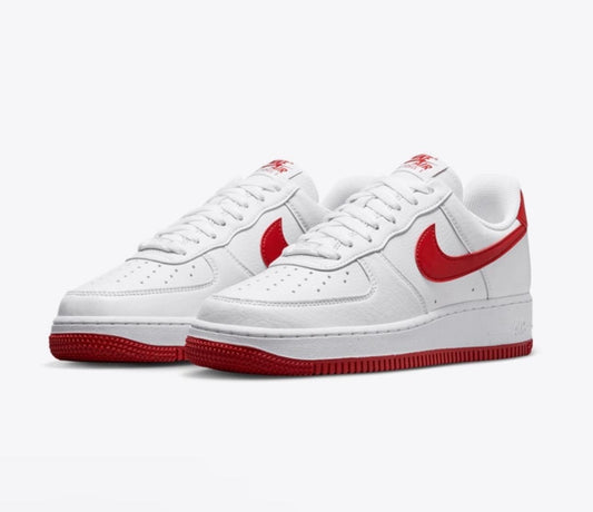 NIKE AIR FORCE 1 '07 NN
WHITE/GYM RED-WHITE-VOLT