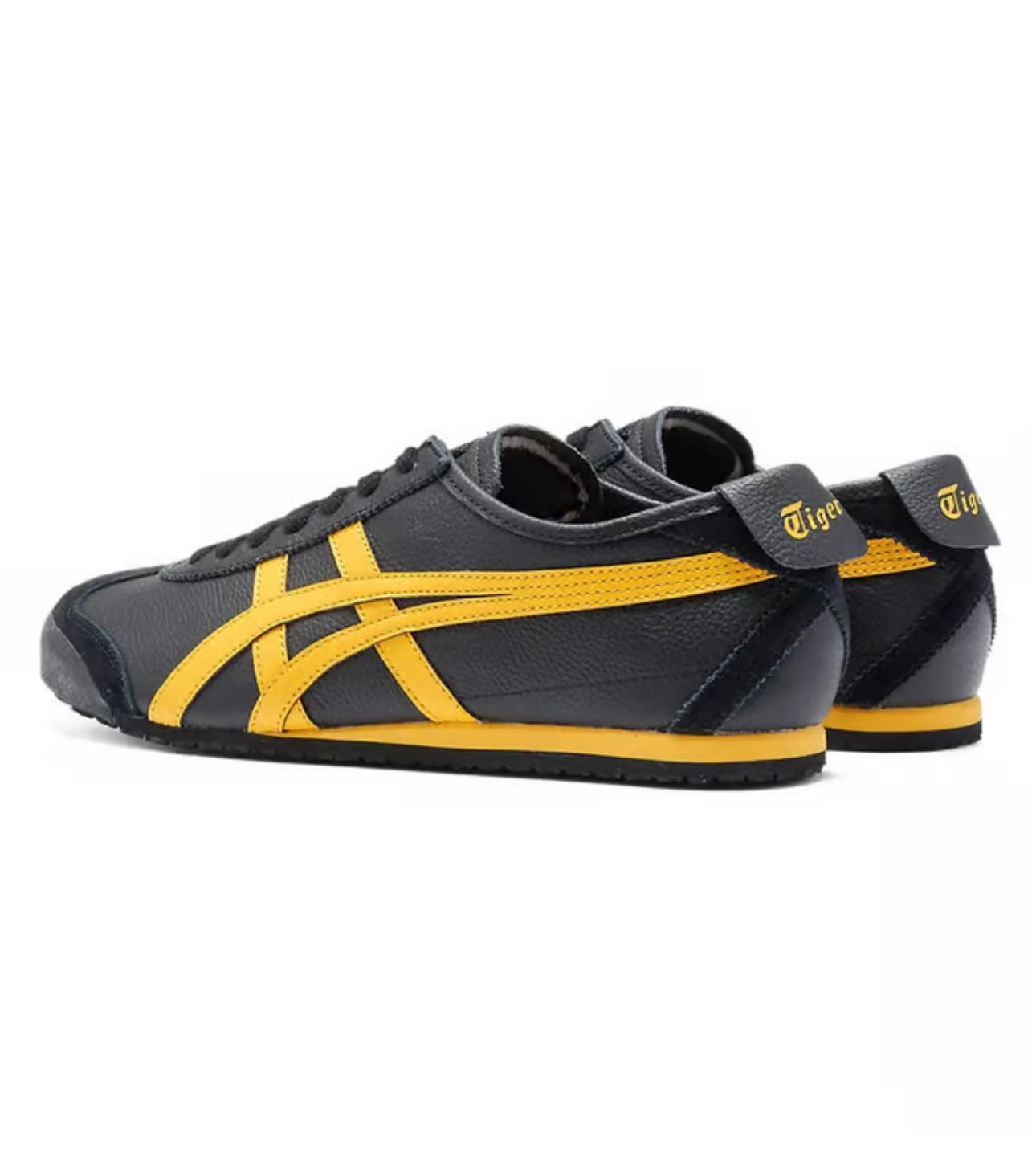 ONITSUKA TIGER UNISEX MEXICO 66 BLACK & YELLOW SNEAKERS